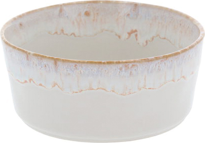 Gres Skål Hvid 50 cl Ø14cm H6cm